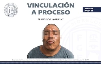 19/09/2026 Francisco Javier N., acusado el asesinato de Claudia Tacoronte
SOCIEDAD CENTROAMÉRICA MÉXICO
FISCALÍA MORELOS