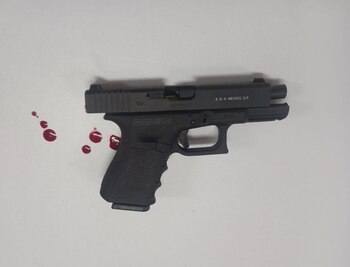 Arma que llevó el menor