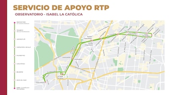 El RTP recorrerá 9 de