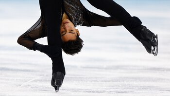 2022 Beijing Olympics - Figure Skating - Men Single Skating - Free Skating - Capital Indoor Stadium, Beijing, China - February 10, 2022. Donovan Carrillo of Mexico in action. REUTERS/Evgenia Novozhenina