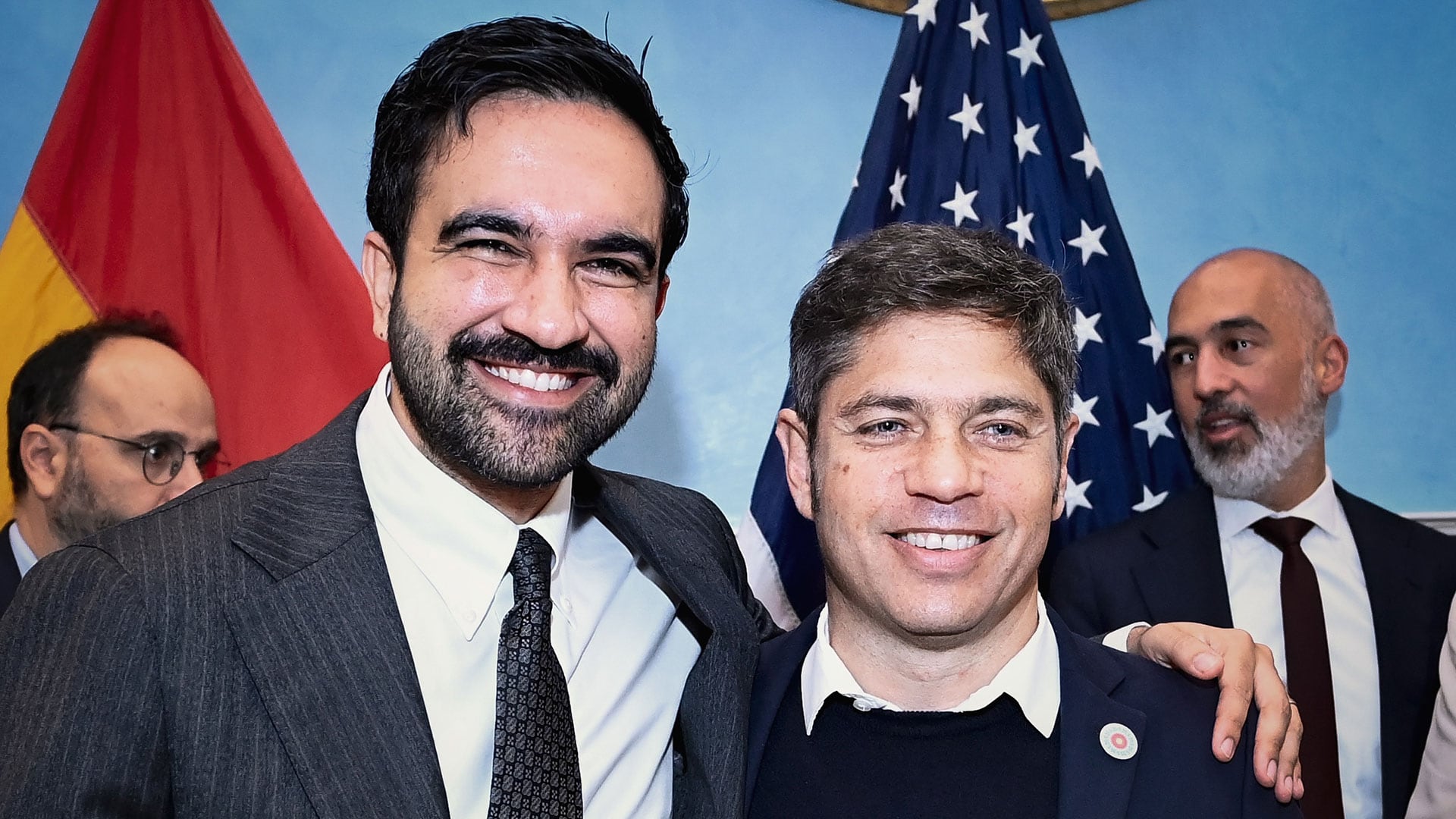 El gobernador de la provincia de Buenos Aires, Axel Kicillof, mantuvo un encuentro con el alcalde neoyorquino, Zohran Mamdani