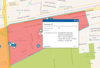 Sectores del Callao donde habrá