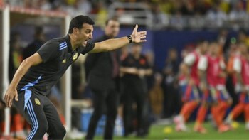 Lionel Scaloni, entrenador de Argentina. - Crédito: EFE