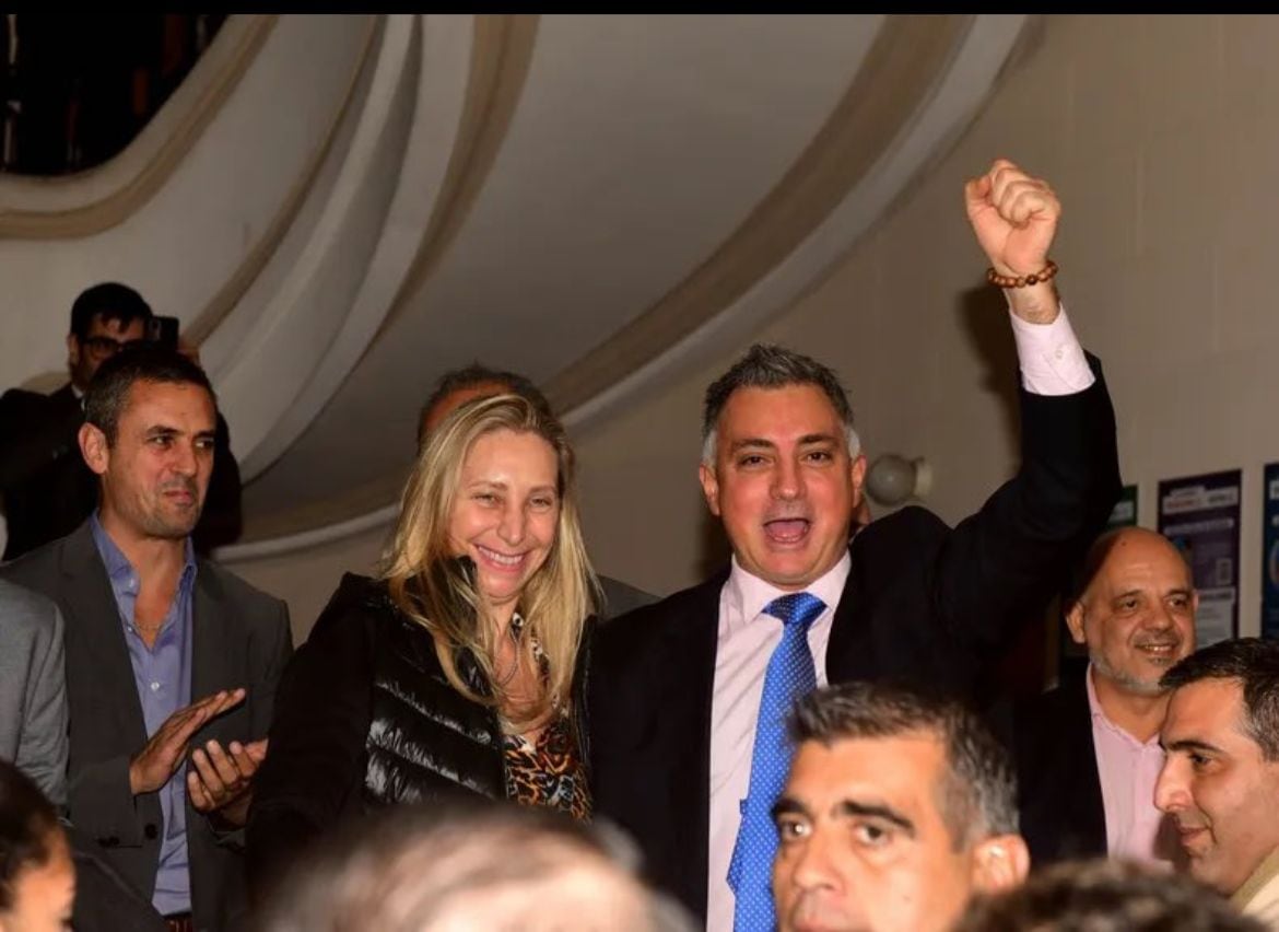 Karina Milei, Martín Menem y Sebastián Pareja