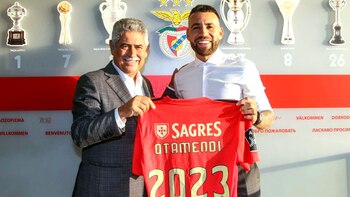 Otamendi ya firmó con el