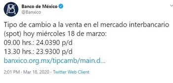 Banco de México (Foto: Twitter@Banxico)