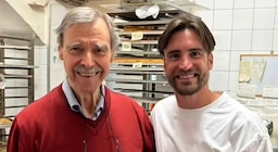 Pasticceria Tagliafico: buscando raíces, el jugador de la Selección se cruzó en Génova con un posible pariente de 84 años