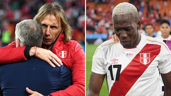 El saludo entre Ricardo Gareca