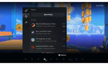 Chat grupal de PS5. (foto: