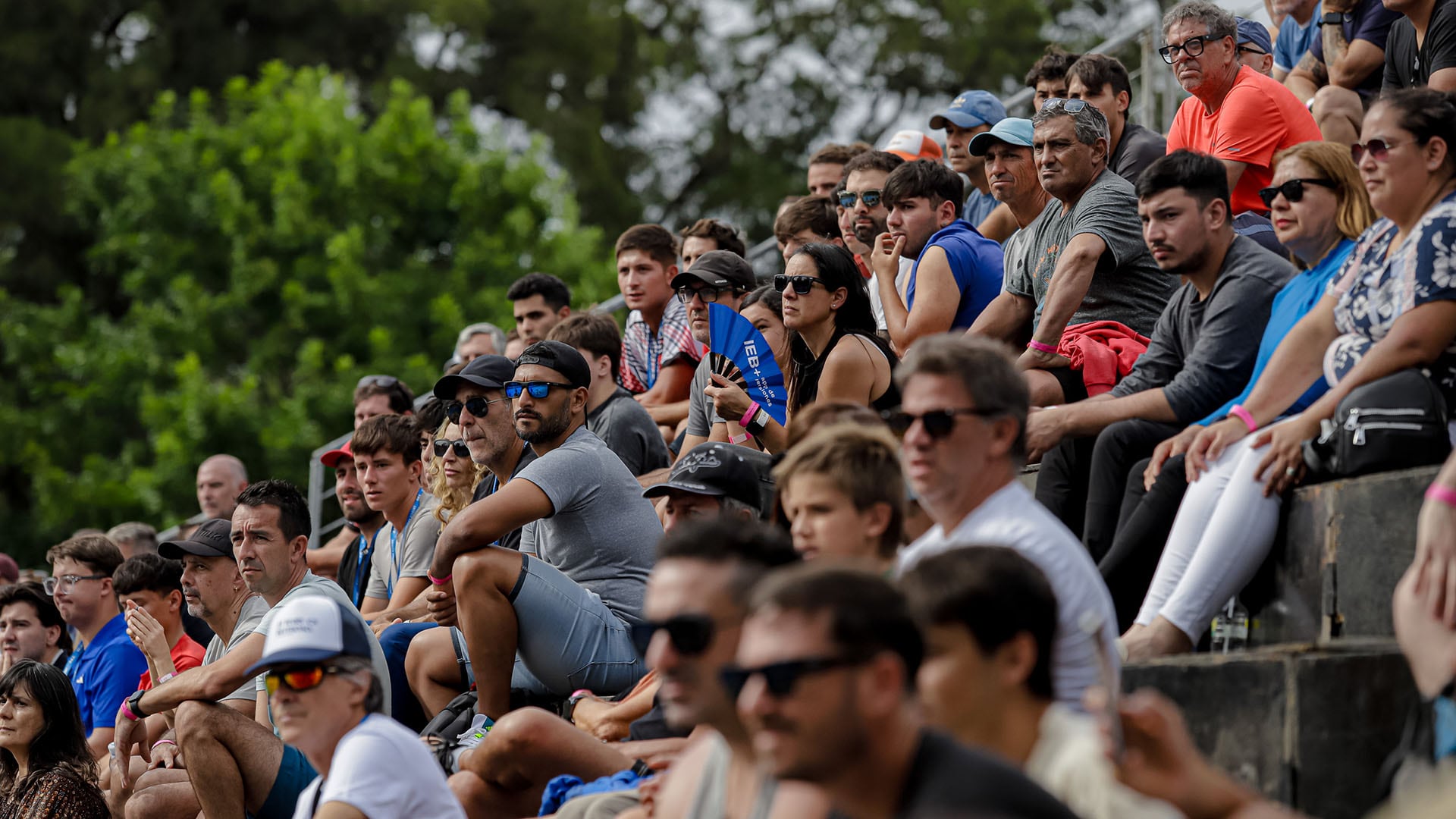 Gran marco de público en el Círculo de la Fuerza Aérea para el inicio de los cuartos de final de Las Finales (Crédito: Prensa AAT)