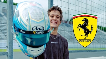 La historia detrás de la llegada del piloto argentino Sacha Fenestraz a Ferrari y cuándo probará un Fórmula 1: “Es como una película todo esto”