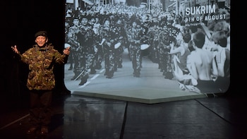 Sukrim en el escenario del