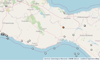 Temblor reportado en Oaxaca. (SSN)