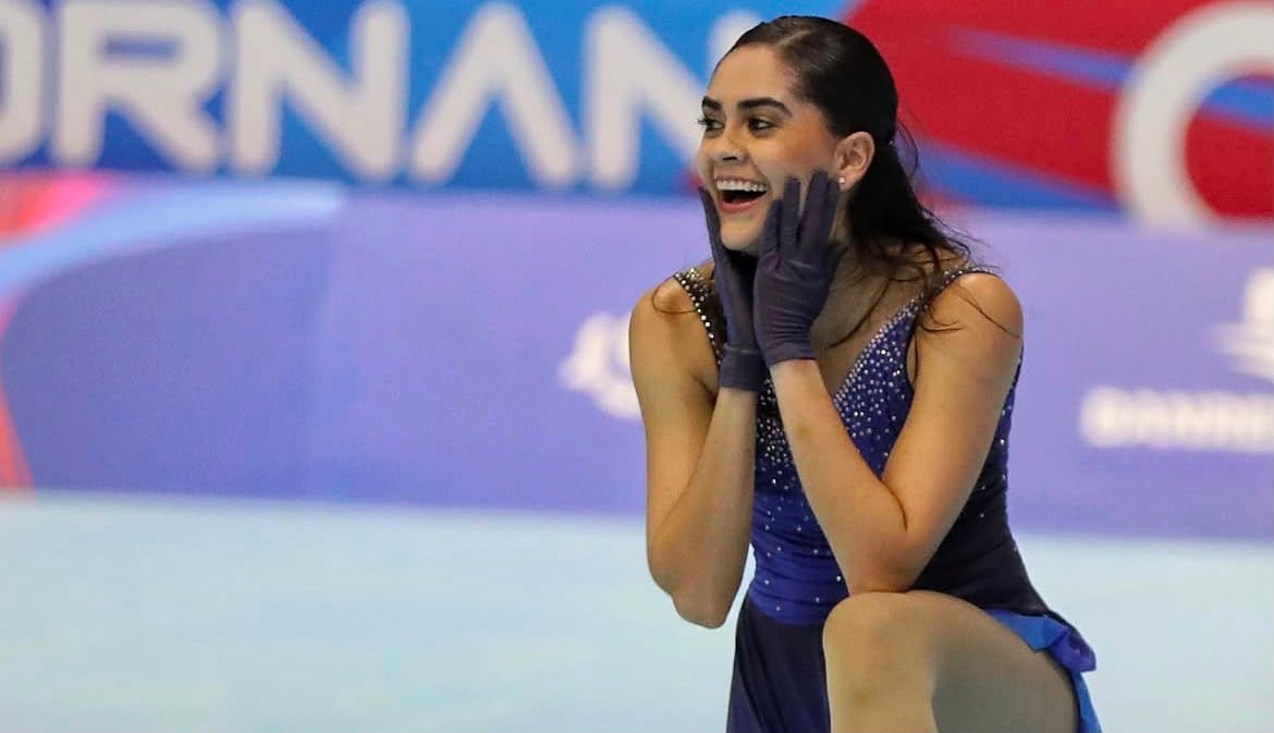 Orgullo colombiano: así fue la presentación de María Paulina Pérez, con la que ganó la medalla de oro en patinaje artístico