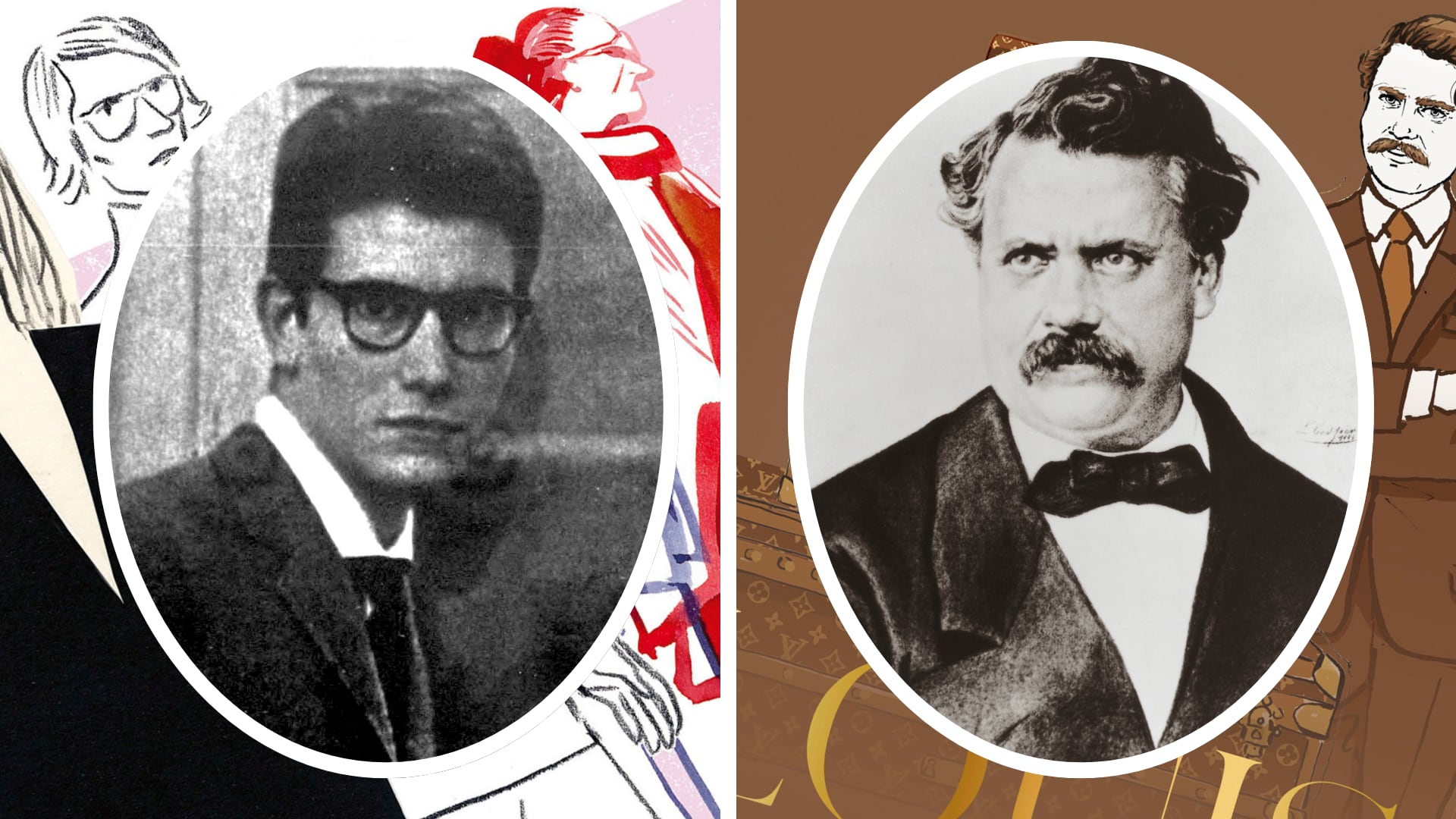 Yves Saint Laurent y Louis Vuitton brillan en nuevas biografías gráficas que exploran su legado en la moda