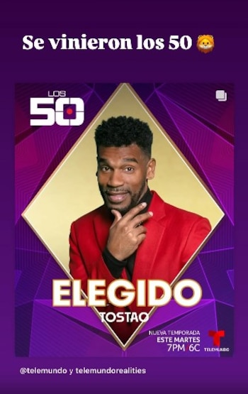 Tostao, de ChocQuibTown, confirmó su participación en la segunda temporada de 'Los 50', de Telemundo - crédito Telemundo