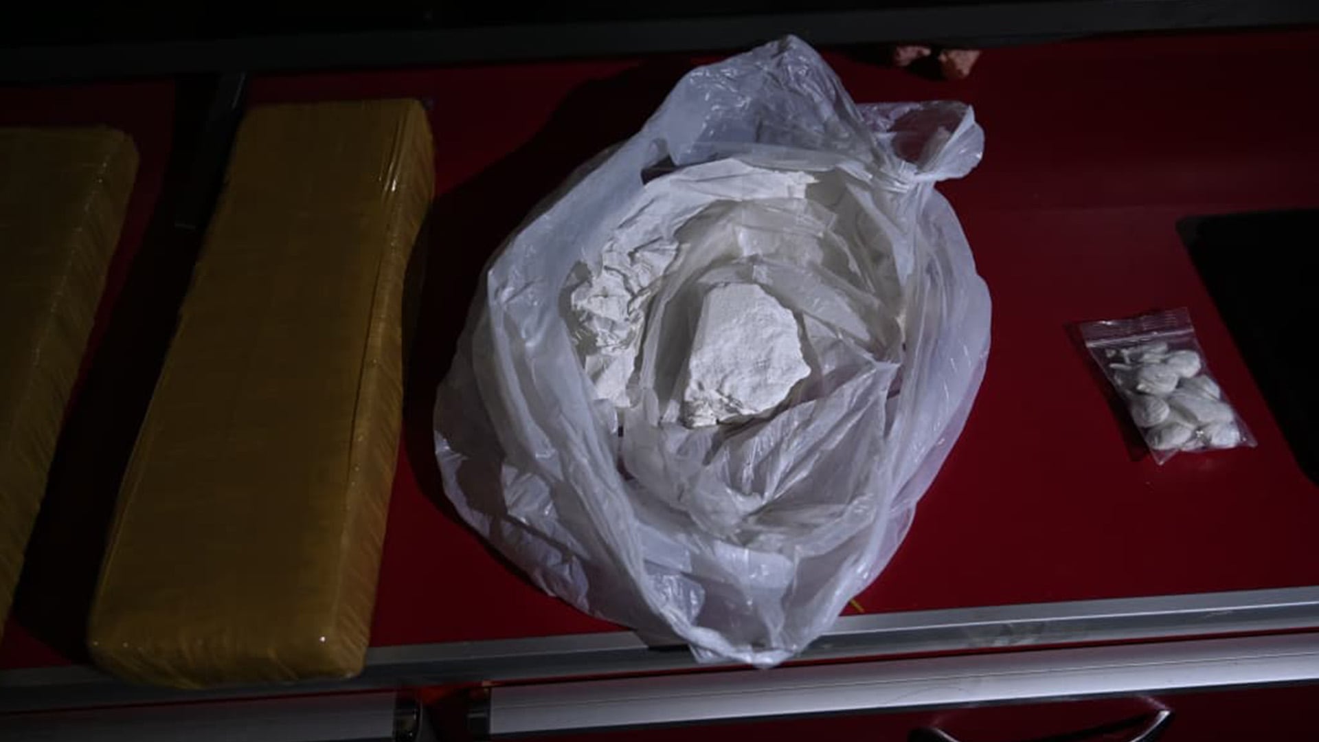 Incautaron también cocaína y pasta base