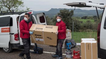 Días atrás, Toni Navarro (izquierda)