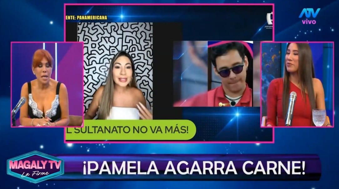 Samahara Lobatón le responde a Pamela López tras burlas sobre su permanencia en ‘El sultanato’ y ‘La prisión’. Captura: Magaly TV La Firme.