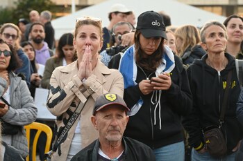 La emoción de los familiares