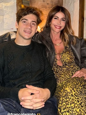 Majo Martino junto a Franco Colapinto