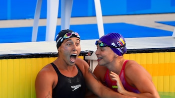 El Salvador: Nadadora Marina Spadoni hace historia tras romper récord y ganar oro en Santo Domingo 2026
