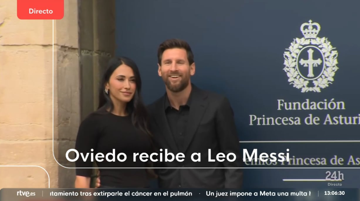 Oviedo recibe a Messi y Antonella Roccuzzo entre gaitas y aplausos para los Premios Princesa de Asturias 2026