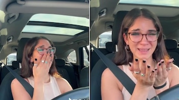 La desesperación de una joven