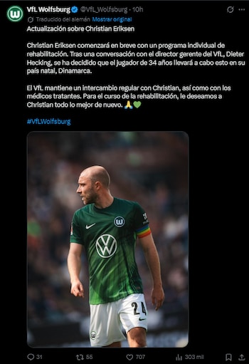 El comunicado del Wolfsburgo
