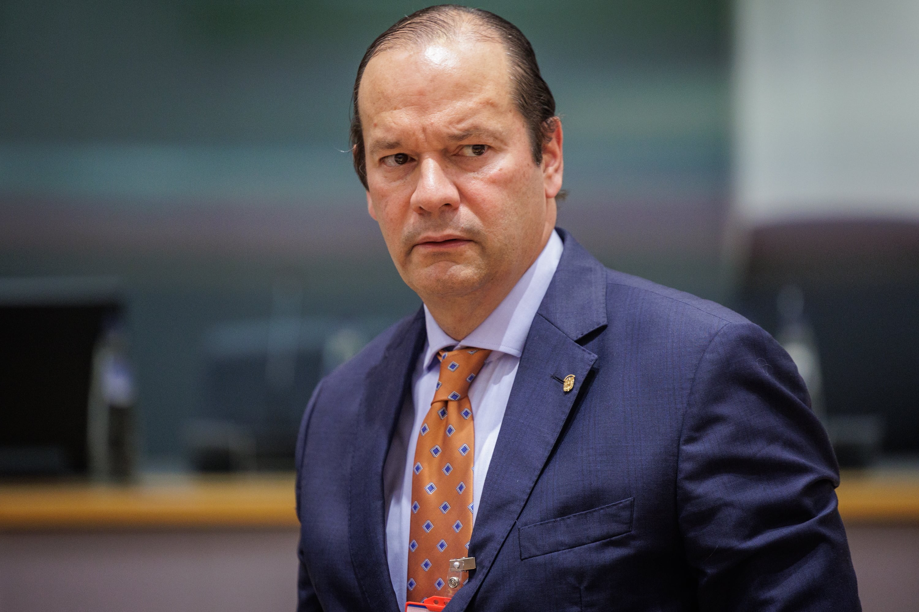 El canciller panameño Javier Martínez-Acha destacó que el país ha consolidado una voluntad de promover y proteger los derechos humanos. EFE/OLIVIER MATTHYS