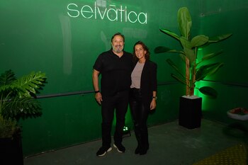 Nacho Munafo y su mujer