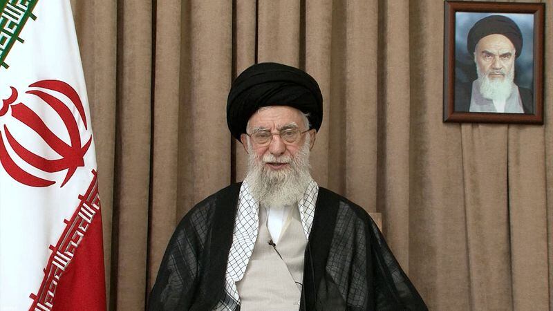 El líder supremo de Irán, Ayatollah Ali Khamenei (Oficina del Líder Supremo iraní/WANA /vía REUTERS)
