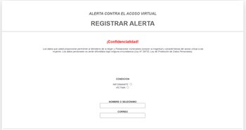 Paso a paso para realizar una denunciar por acoso virutal de manera online.