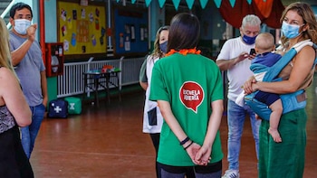 Soledad Acuña participó del inicio