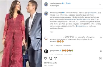 Las palabras de Mariana Gómez