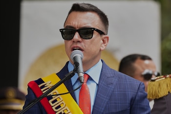 ARCHIVO - El presidente Daniel