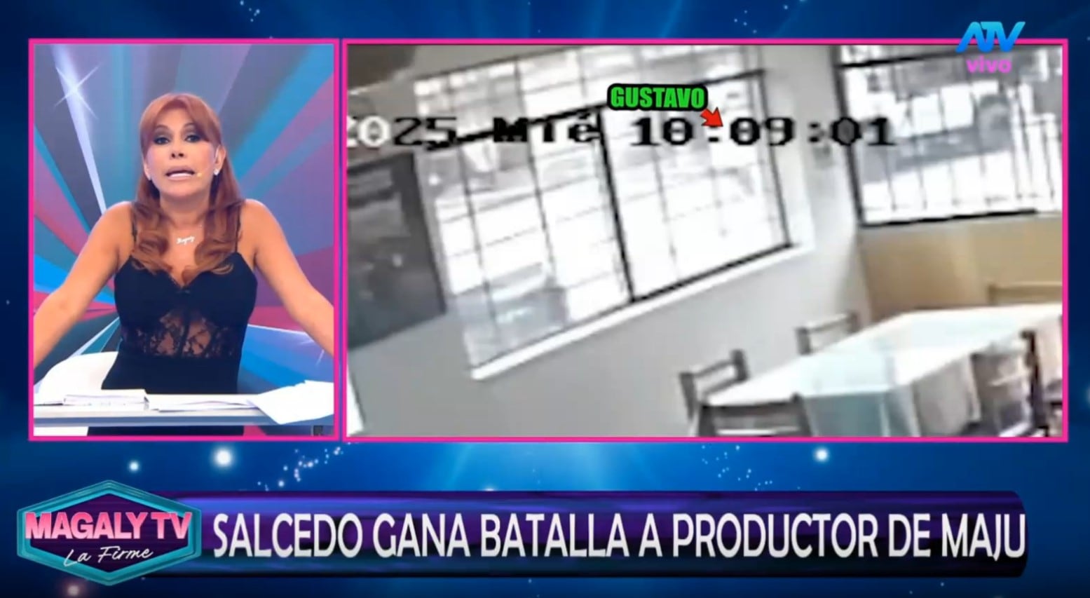 Gustavo Salcedo: Fiscalía dispone archivo de denuncia por presunto reglaje, acoso y homicidio en grado de tentativa. Captura: Magaly TV La Firme.