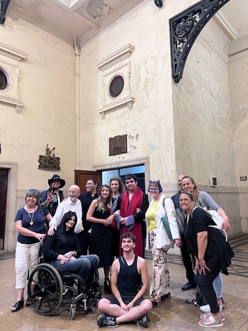 Desfile de sordos y autistas