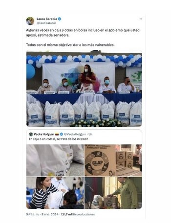 Con este mensaje en su