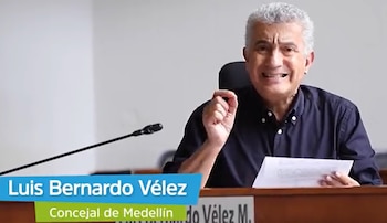 El concejal de Medellín, Luis