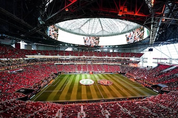 El Mercedes-Benz Stadium, en Atlanta,