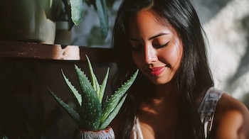 Planta de aloe vera, decoración natural, beneficios de la sábila, remedios caseros, bienestar en el hogar, planta de interior. - (Imagen Ilustrativa Infobae)