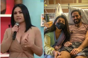 La cantante no aguantó las