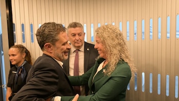 Canciller Omar Bula comenzó su visita oficial en Israel y fue recibido por la nueva embajadora en Colombia: “Que inmensa alegría tenerlo en nuestro país”