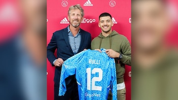 Van der Sar con Rulli en Ajax