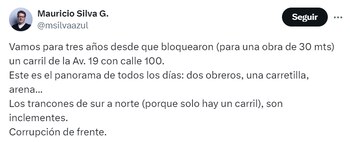 Mauricio Silva fue crítico ante