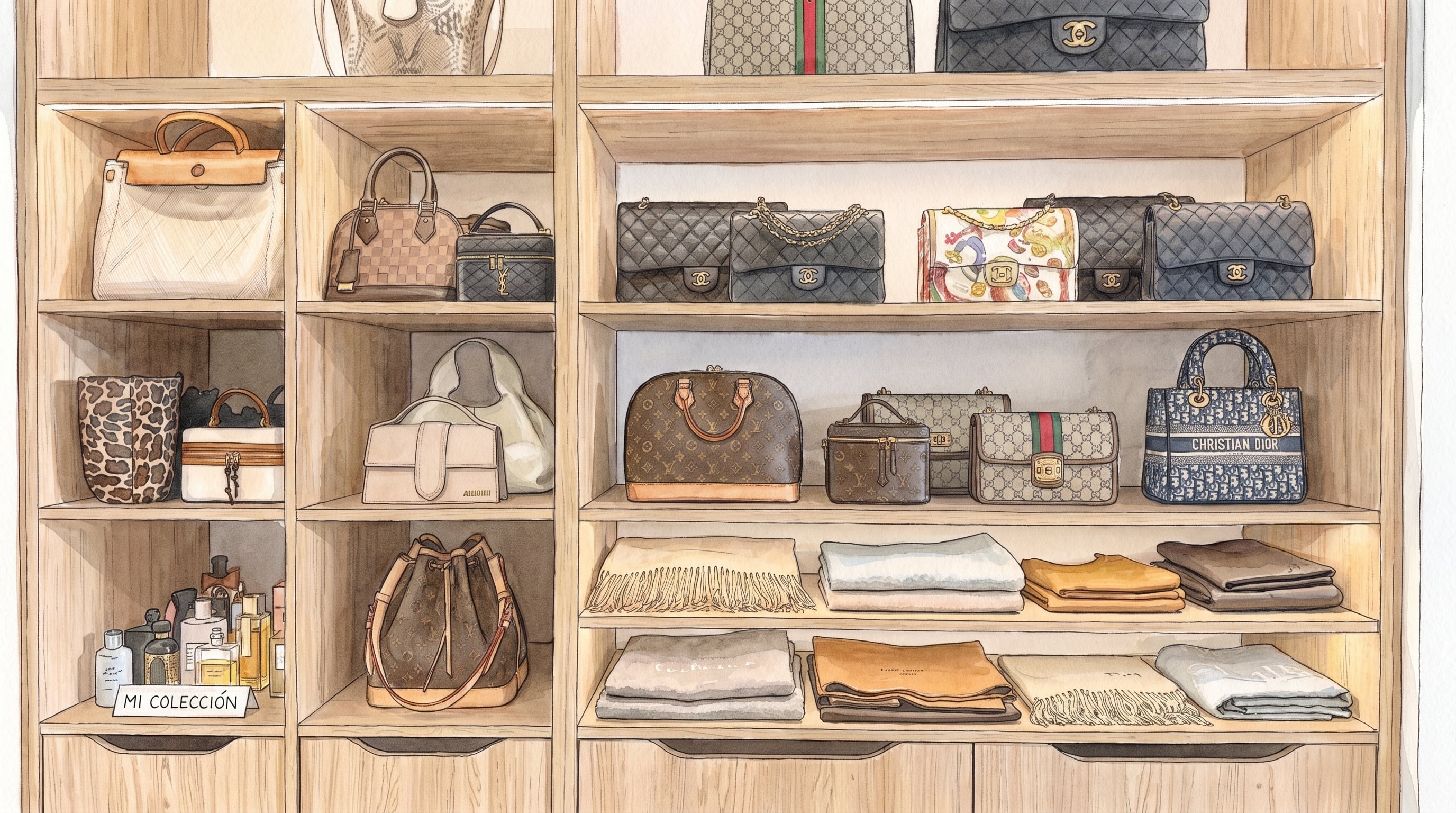 Claves para organizar una colección de bolsos: 6 estrategias para ganar espacio en la casa
