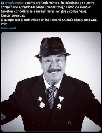 La ANDA anunció la muerte