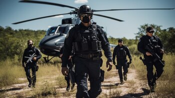 Helicóptero realizando un traslado tras un operativo contra el crimen organizado y el narcotráfico. - (Imagen Ilustrativa Infobae)