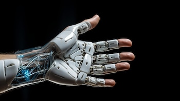 Crean mano robótica con IA